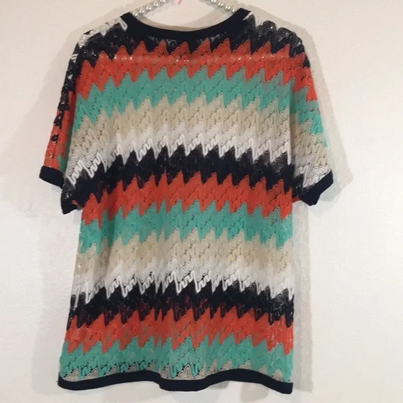 Bobeau Pullover Sweater Colorful Size Small - Picture 4 of 6